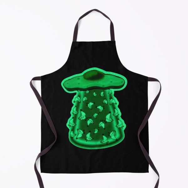Item preview, Neon Green UFO Chicken Abduction Beam Sci Fi Graphic designed and sold by Oddityorbiit.