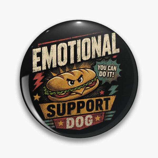 Item preview, Emotional Support Dog You Can Do It Funny Sandwich Foodie Humor designed and sold by JonesFlora2025.