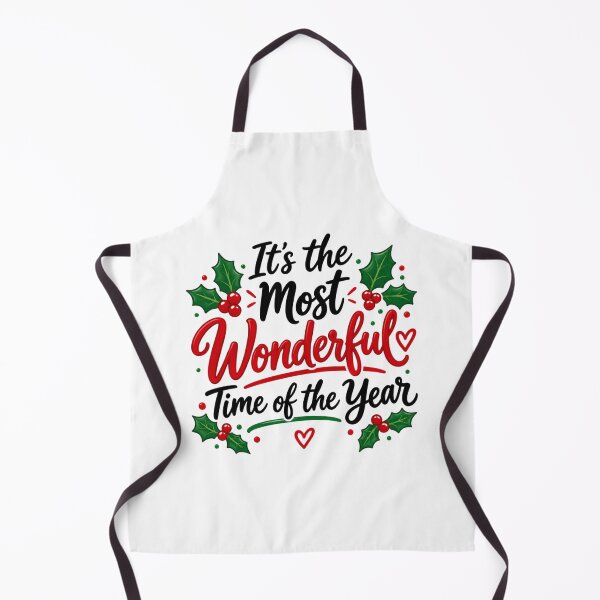 Item preview, Most Wonderful Time Of The Year Christmas Holly designed and sold by Kenzie & Co.