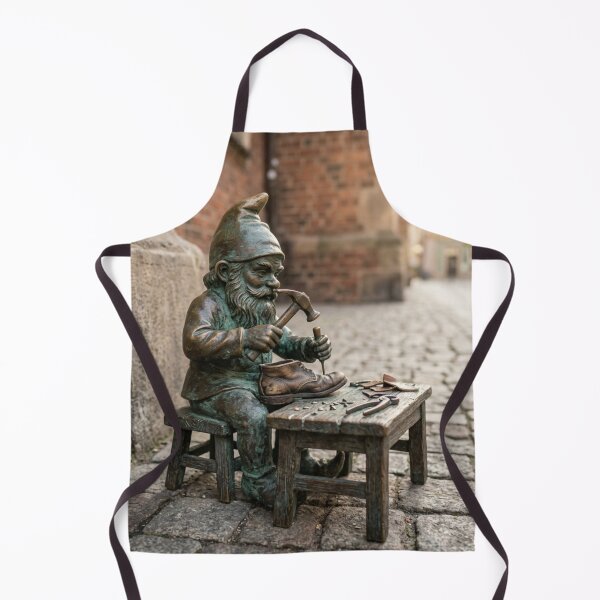 Item preview, Cobbler Workshop Gnome Art Print – Rustic Shoemaker Gift, Poland Travel Decor designed and sold by Purrfecta.