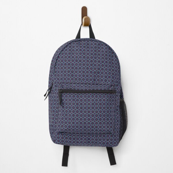Item preview, Deep Indigo Geometric Lattice Woven Textured Pattern designed and sold by whimsiqueer.