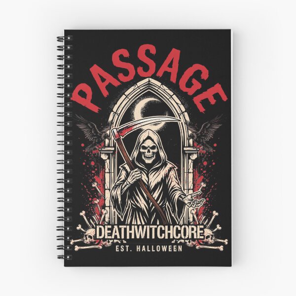 Item preview,  Deathwitch Passage T-Shirt | Grim Reaper Halloween Graphic Tee v13 designed and sold by DarylWelsh2024.