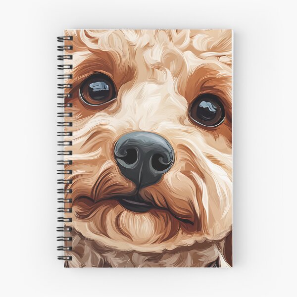 Item preview, Cute Brown Poodle Dog Portrait Illustration designed and sold by Mhop2.