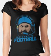 Motor City Football Women's Fitted Scoop T-Shirt