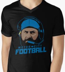 Motor City Football Men's V-Neck T-Shirt
