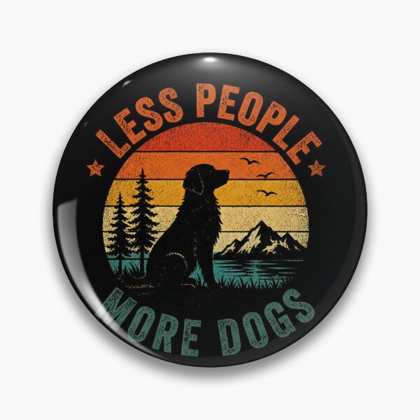 Item preview, Less People More Dogs Dog Lover Pet Parent Nature Enthusiast designed and sold by JonesFlora2025.
