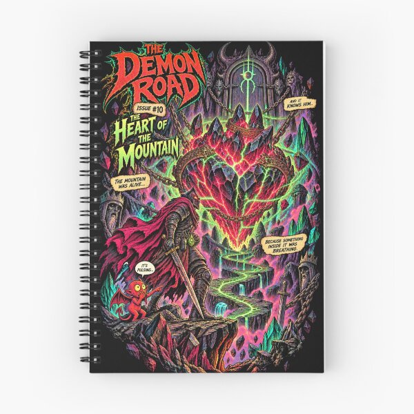 Item preview, THE DEMON ROAD — ISSUE #10: THE HEART OF THE MOUNTAIN designed and sold by KrungiT Design .