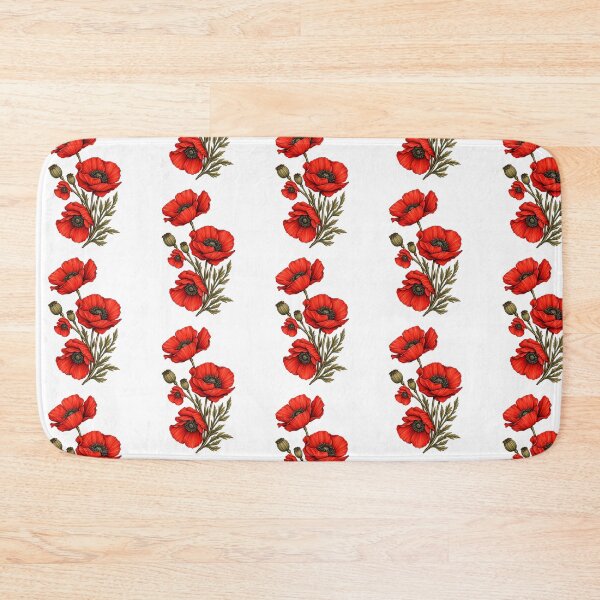 Item preview, Red poppies vector art designed and sold by PatternFariss.