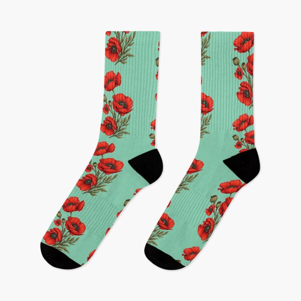 Item preview, Arte vectorial de amapolas rojas designed and sold by PatternFariss.
