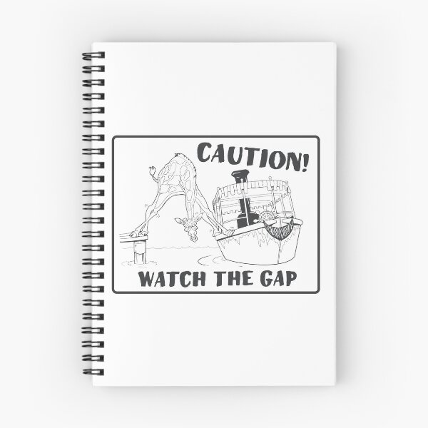 Item preview, Caution! Watch The Gap! sign designed and sold by MojaveJack.