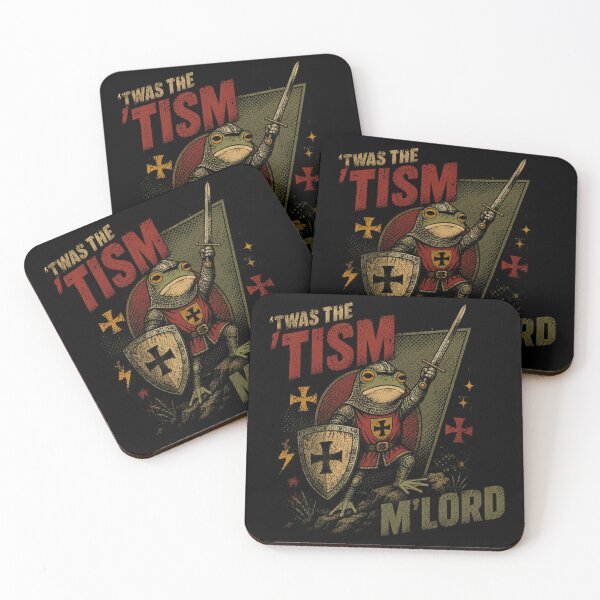Item preview, It's The 'Tism M'Lord Autistic Meme Frog Knight designed and sold by RetroMini2026.