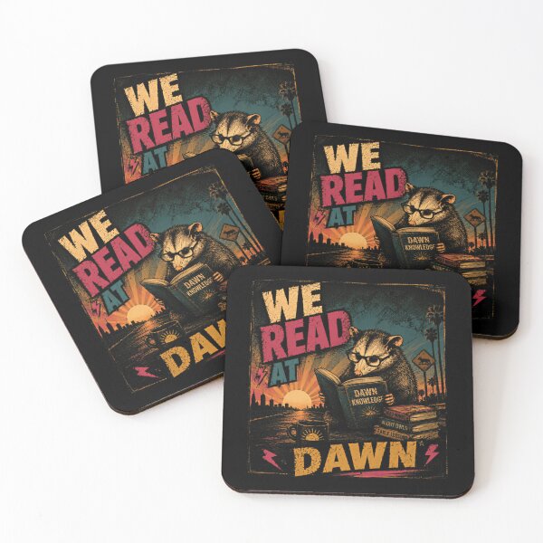 Item preview, We Read At Dawn Opossum Reader Book Lover Morning Knowledge designed and sold by HumansStuck12.