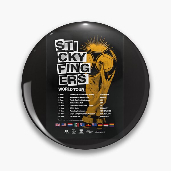 Item preview, Sticky Fingers World Tour designed and sold by muhammad yasin.