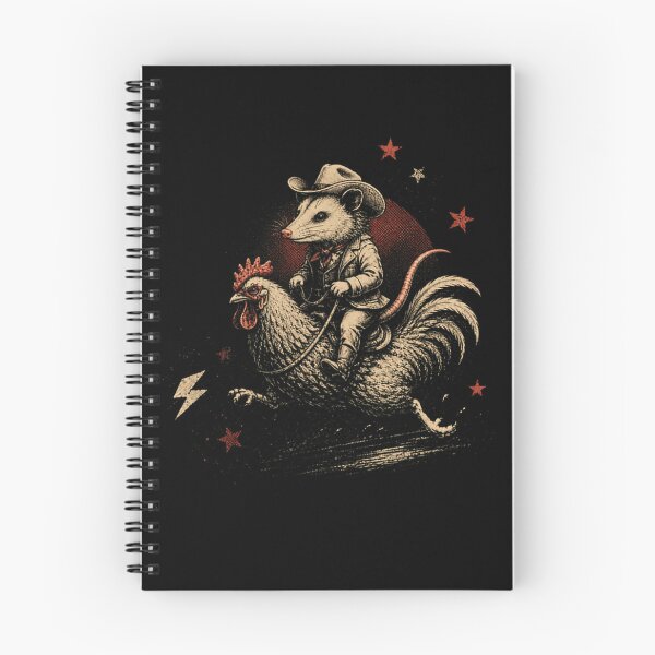 Item preview, Opossum Cowboy Riding Rooster Western Country Animal Lover designed and sold by HumansStuck12.