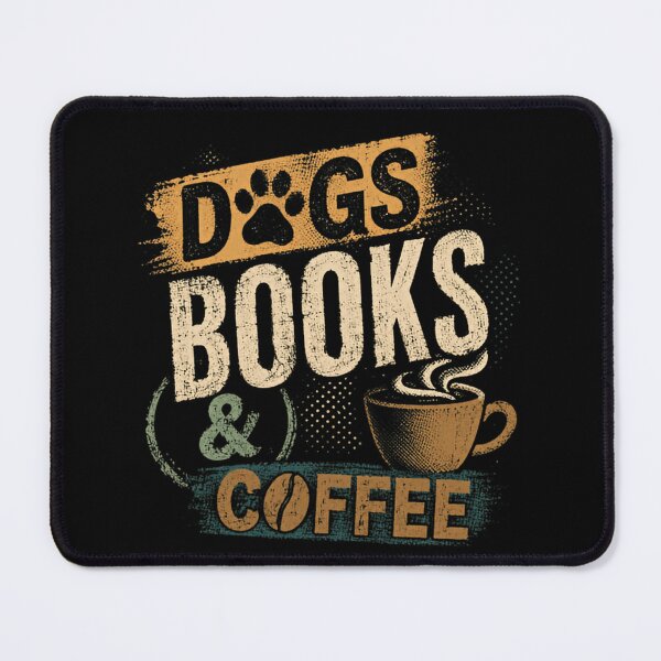 Item preview, Dogs Books & Coffee Dog Lover Bookworm Reader Coffee Enthusiast designed and sold by JonesFlora2025.