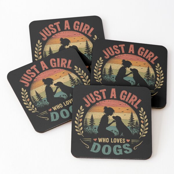 Item preview, Just A Girl Who Loves Dogs Dog Lover Pet Owner designed and sold by JonesFlora2025.