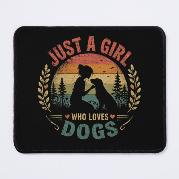 Item preview, Just A Girl Who Loves Dogs Dog Lover Pet Owner designed and sold by JonesFlora2025.