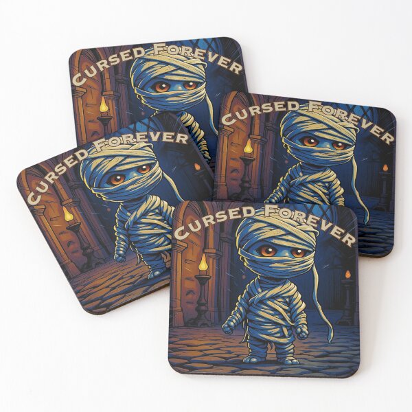 Item preview, Chibi Mummy – “Cursed Forever” Halloween Fan Art designed and sold by AADesigns42.