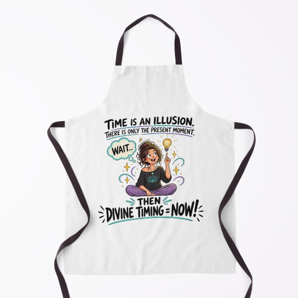 Item preview, Divine Timing Is NOW – Funny Present Moment Spiritual Humor designed and sold by 11-Designs.