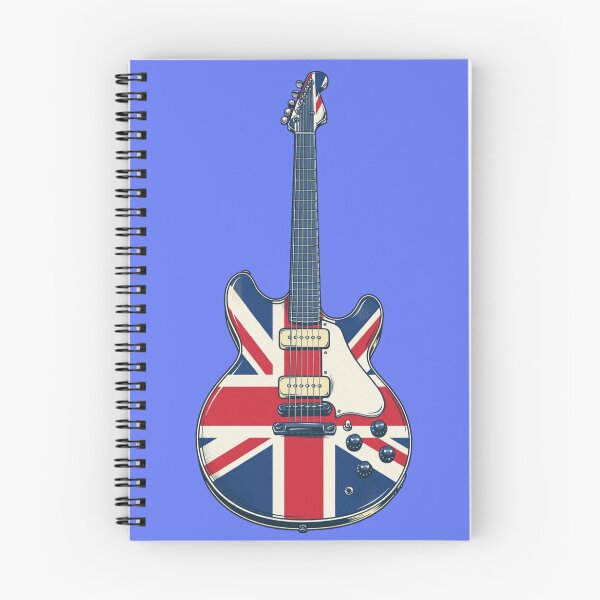 Item preview, Union Jack Guitar designed and sold by GeeklyShirts.