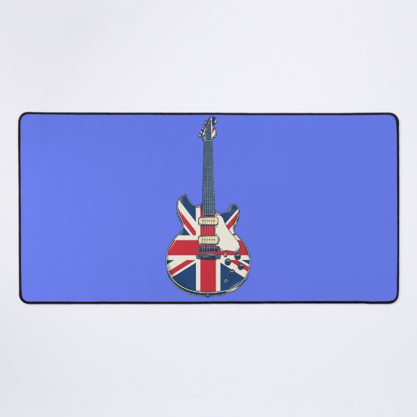 Item preview, Union Jack Guitar designed and sold by GeeklyShirts.
