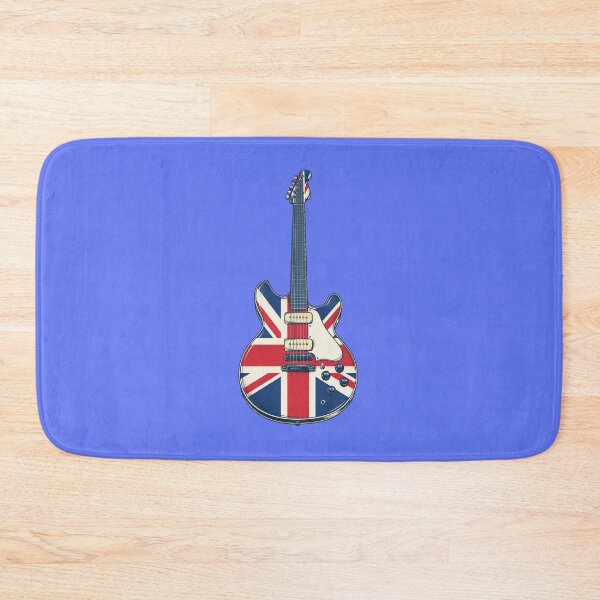Item preview, Union Jack Guitar designed and sold by GeeklyShirts.
