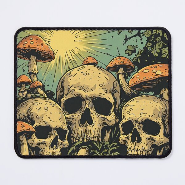 Item preview, Skulls an mushrooms 2 designed and sold by Kari's shop.