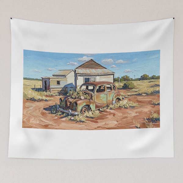 Item preview, Vintage Car In Kalgoorlie. Digital Transformation. WallsOfFameAust designed and sold by WallsOfFameAust.