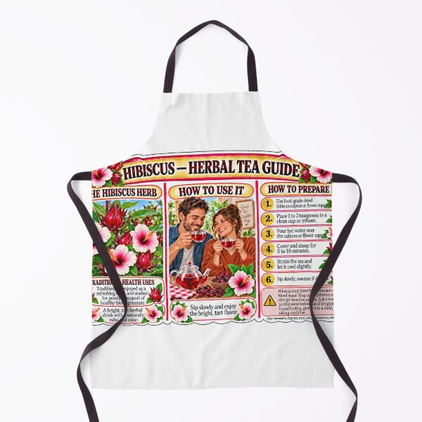 Item preview, Hibiscus Herbal Tea Preparation Guide designed and sold by New Wave Artworks & Odds &Ends.