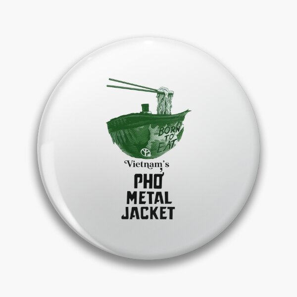 Item preview, Pho Metal Jacket Born To Eat  designed and sold by MELIAIAMOND.