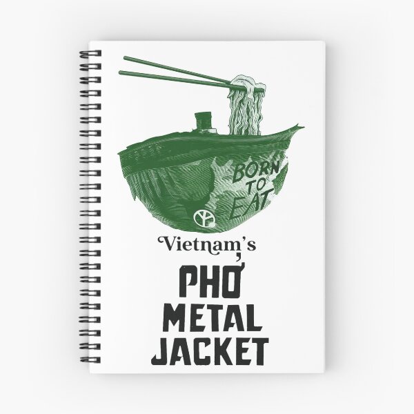 Item preview, Pho Metal Jacket Born To Eat  designed and sold by MELIAIAMOND.