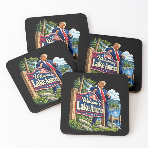 Item preview, Lake America Trump New Sign Dancing Men Women designed and sold by RamonaTeal.