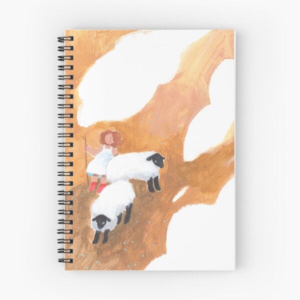 Item preview, Young Shepherdess Resting with Black-Faced Sheep designed and sold by JenoHapes.
