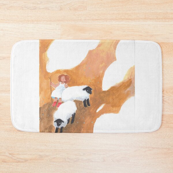 Item preview, Young Shepherdess Resting with Black-Faced Sheep designed and sold by JenoHapes.