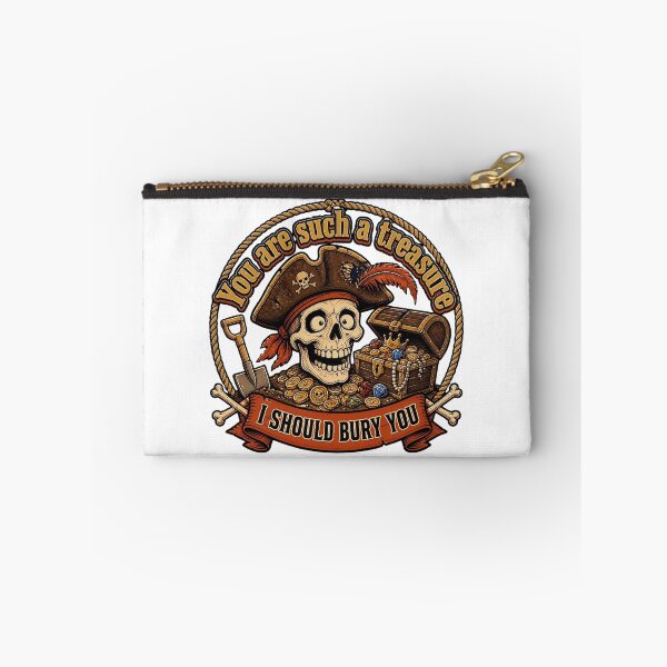 Item preview, You Are Such A Treasure I Should Bury You Pirate Skull T-Shirt – Funny Sarcastic Pirate Humor Joke designed and sold by FestivityFinds.