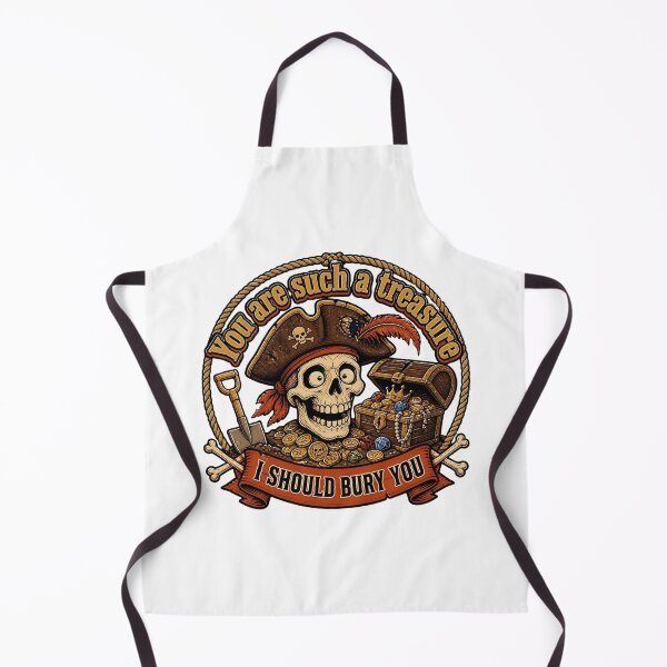 Item preview, You Are Such A Treasure I Should Bury You Pirate Skull T-Shirt – Funny Sarcastic Pirate Humor Joke designed and sold by FestivityFinds.
