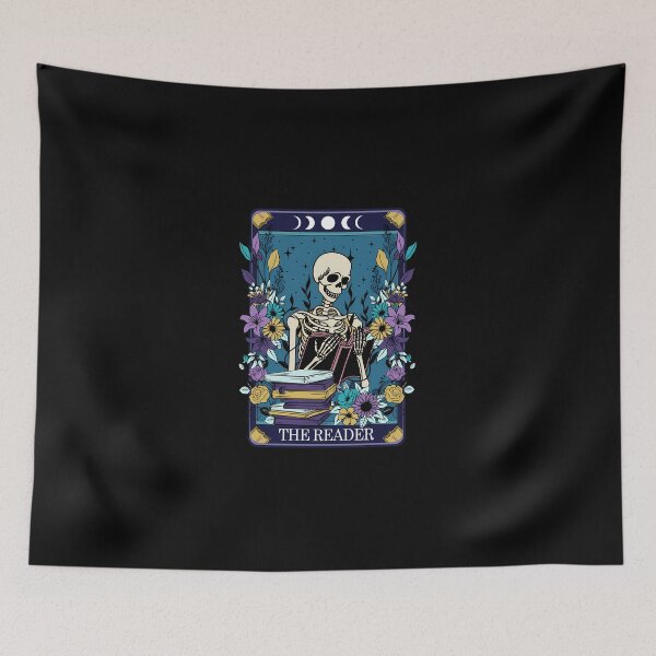Item preview, Funny Tarot Card With Skeleton - The Reader designed and sold by stephanieabsb.