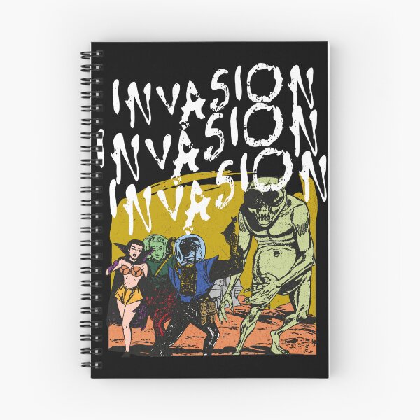 Item preview, Alien Invasion Retro Sci-Fi T-Shirt, 90s Vintage UFO Grunge designed and sold by vec4u.