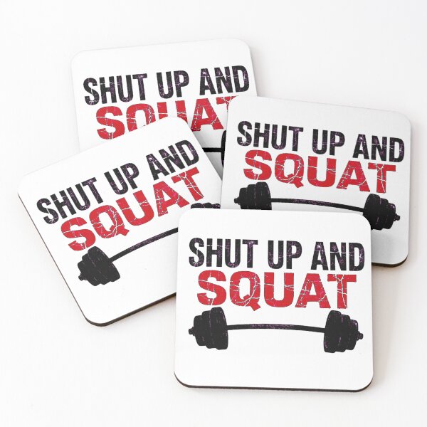 Item preview, Shut Up and Squat designed and sold by GeeklyShirts.