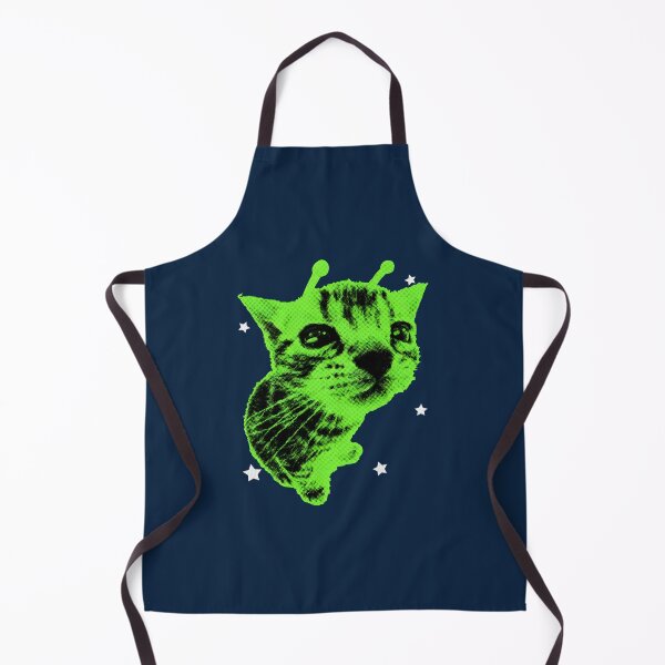 Item preview, Alien Green Cat Space Meme designed and sold by BenyaminMc.