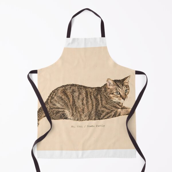 Item preview, Calm Tabby Cat Loaf: Vintage Linocut designed and sold by HowHoFamily.