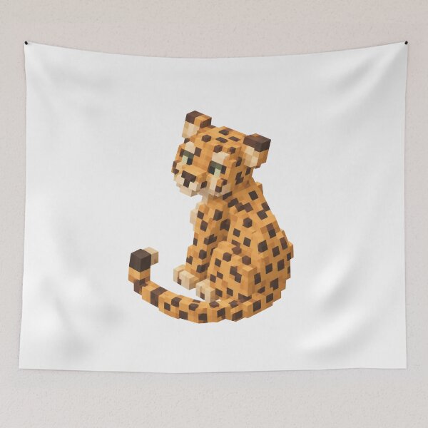 Item preview, Pixel leopard designed and sold by MishaMMillard.