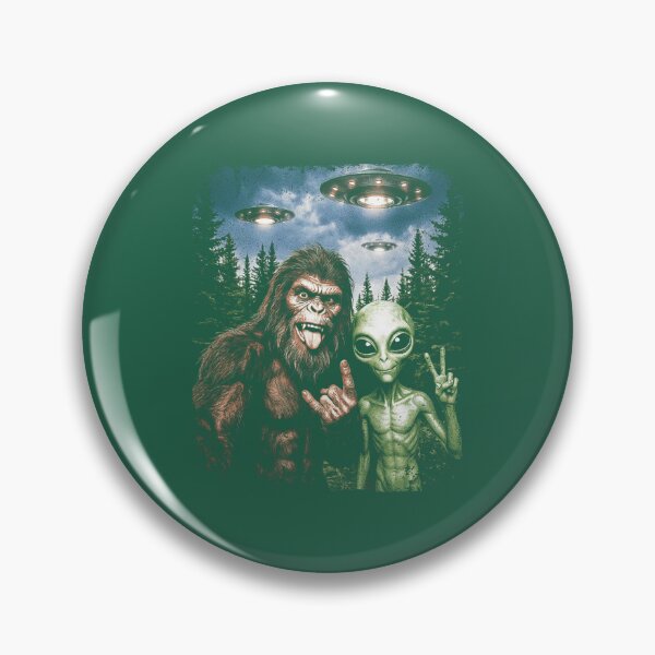 Item preview, Bigfoot Alien Friends Space Scene  designed and sold by BenyaminMc.