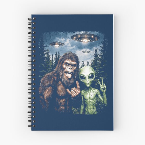 Item preview, Bigfoot Alien Friends Space Scene  designed and sold by BenyaminMc.