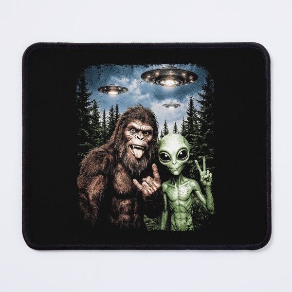 Item preview, Bigfoot Alien Friends Space Scene  designed and sold by BenyaminMc.