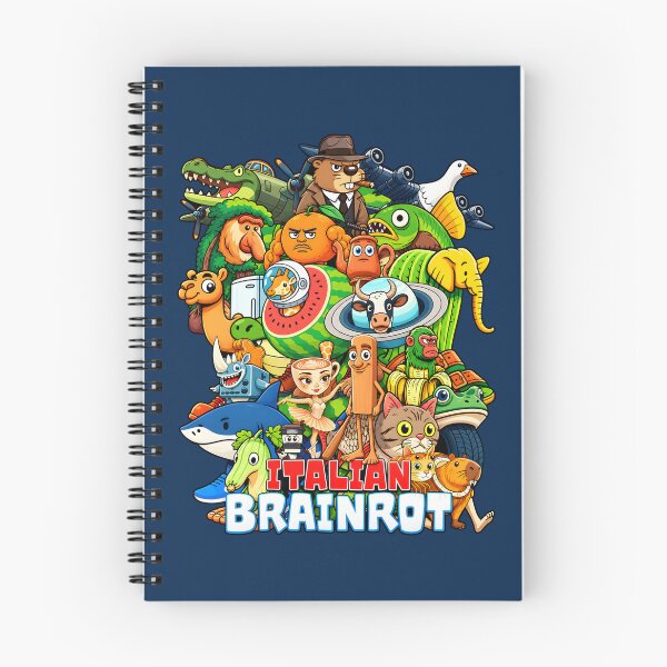 Item preview, Brainrot Characters Parade Fun Collage designed and sold by BenyaminMc.