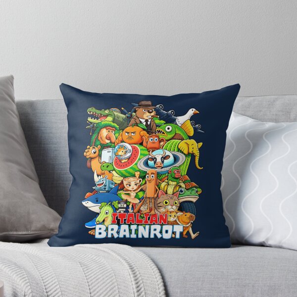 Item preview, Brainrot Characters Parade Fun Collage designed and sold by BenyaminMc.