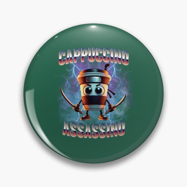 Item preview, Cappuccino Assassin Coffee Character Meme designed and sold by BenyaminMc.
