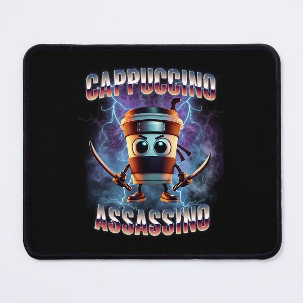 Item preview, Cappuccino Assassin Coffee Character Meme designed and sold by BenyaminMc.
