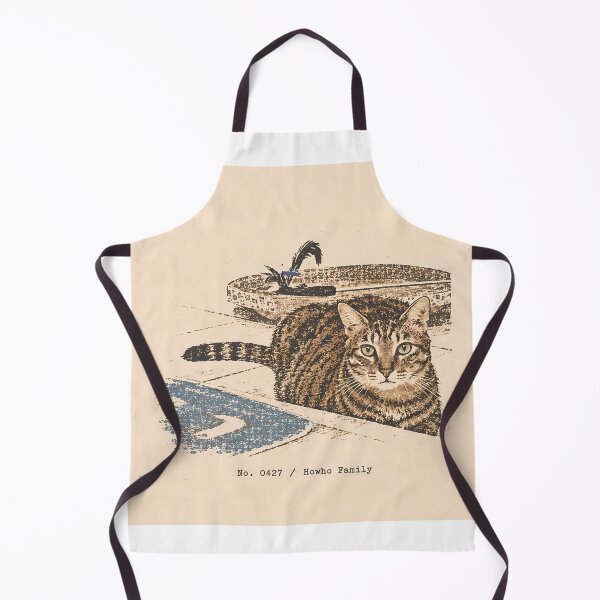 Item preview, Resting Tabby Cat on Mat: Vintage Linocut designed and sold by HowHoFamily.